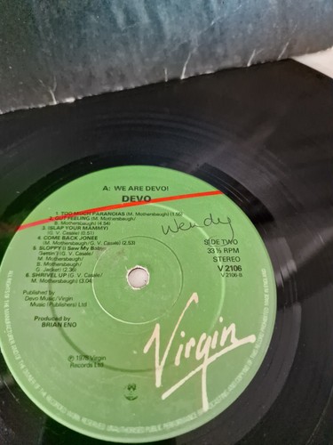 Devo Q: Are We Not Men? A: We Are Devo! LP 1978 Virgin V2106 Vinyl - Picture 4 of 7