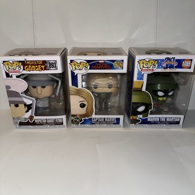 Funko Pop! Vinyl: Marvel - Captain Marvel #516 Inspector Gadget + Marvin Martian