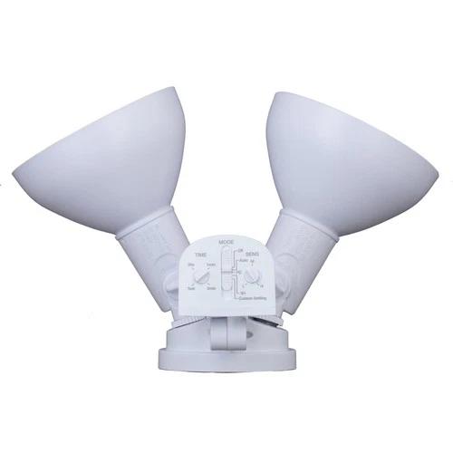 Vaxcel Lighting T0694 Outdoor Security 2 Light 12"W Adjustable - Bronze - Picture 7 of 12