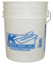 Kraft Tool 5 Gallon Measuring Bucket w/Measurements Imprinted Translucent