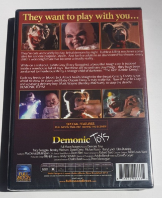 Demonic Toys DVD Horror Full Moon Charles Band David S Goyer OOP SEALED | eBay Demonic Toys DVD Horror Full Moon Charles Band David S Goyer OOP SEALED | eBay