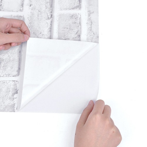 10M Retro Stone Brick Pattern Rustic Wallpaper Rolls Paper Room Self-adhesive AU - Picture 2 of 13