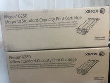 Xerox Phaser 6280 106R01389 MAG /106R01390 YEL Standard Capacity Toner OPEN