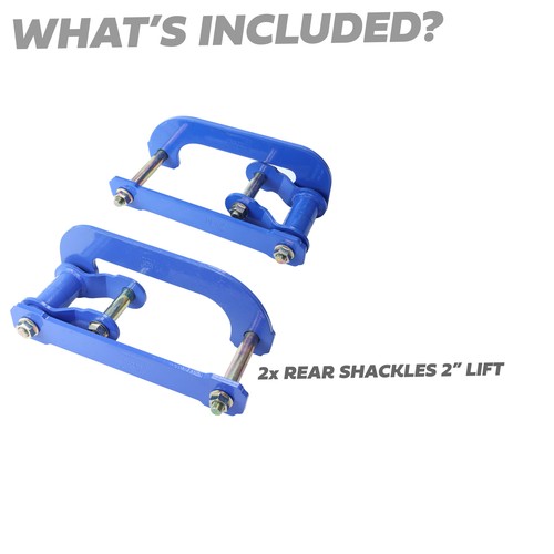 2" Rear Lift Kit for Toyota Hilux Mk8 Revo 2015+ shackles suspension spring - Picture 5 of 6
