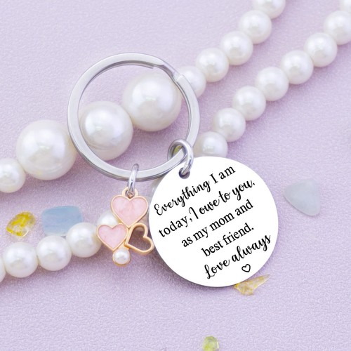 Mother's Day Keychain Gifts from Daughter Son - Remember I Love You Mom Birth... - Picture 4 of 7