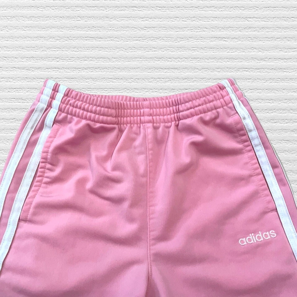 Adidas Girls 6X Pink Sweatpants Athletic Lounge Comfort Casual - Image 4 of 4