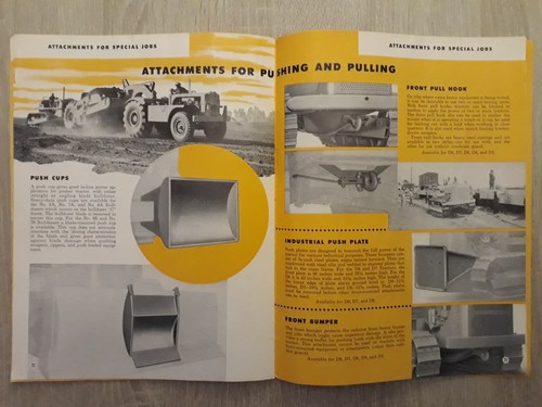 Caterpillar Diesel Tractor Attachments Brochure 1952 - Picture 14 of 19