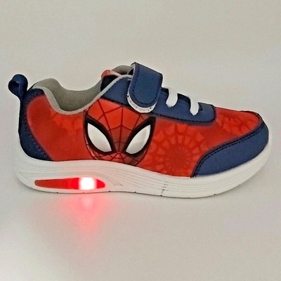 Scarpe di Spiderman luminosi con luci o senza lacci