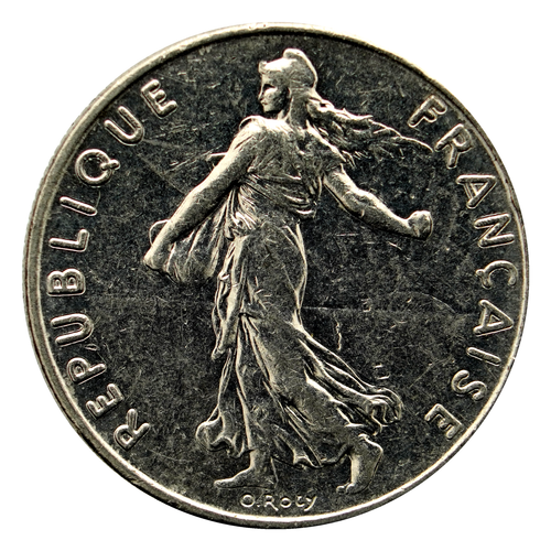 France ½ Franc Nice World Coin! 🇫🇷 Free Shipping!!! 🩷 💡