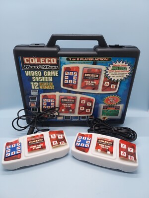 COLECO HEAD TO HEAD VIDEO GAME SYSTEM   Plug & Play 12 Built In Games *Tested