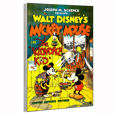 1932 Mickey Mouse - The Klondike Kid (United Artist) Movie Poster or Canvas Home
