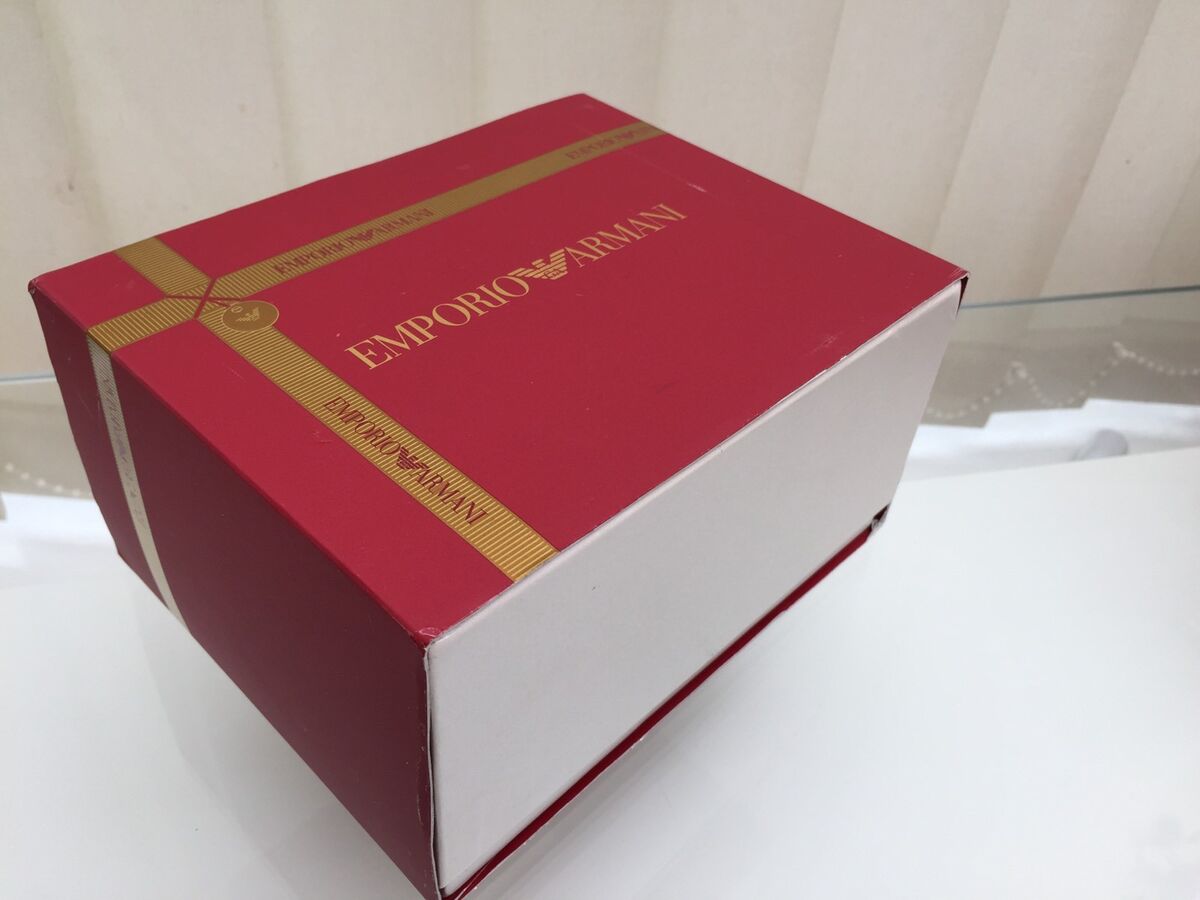 Emporio Armani Watch Box + manual / warranty booklet Limited