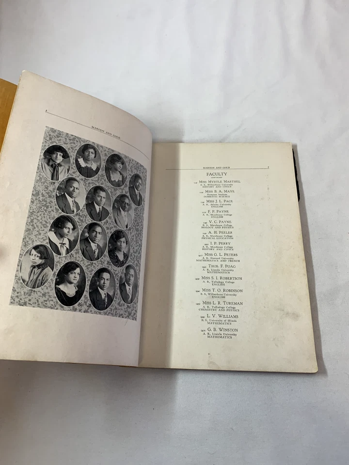 1926 MAROON & GOLD Yearbook~Columbian Heights Negro High School,Winston-Salem,NC - Image 3 of 4