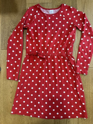 Abito a pois Hanna Andersson rosso bianco a pois