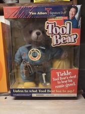 TIM ALLEN Interactive TOOL BEAR with Tool Belt and Hard Helmet - NEW IN BOX