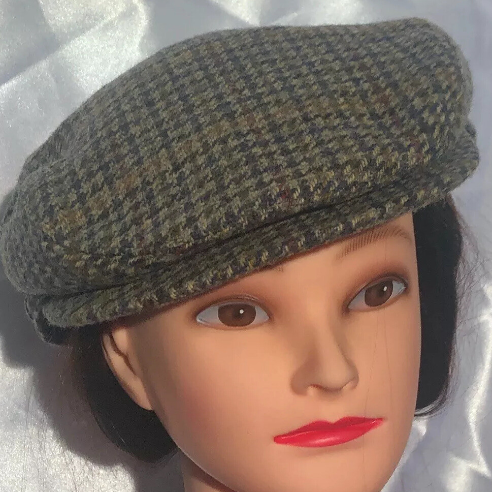 wigens harris tweed driving cap