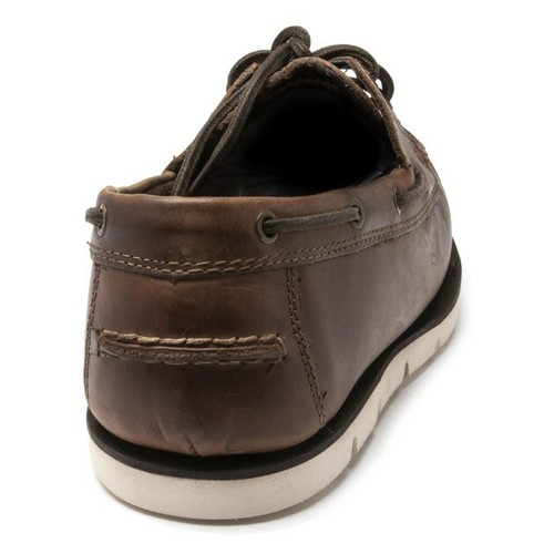 RED TAPE Mens Salcombe Boat Shoes Brown 