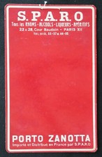 Ancien carton publicitaire