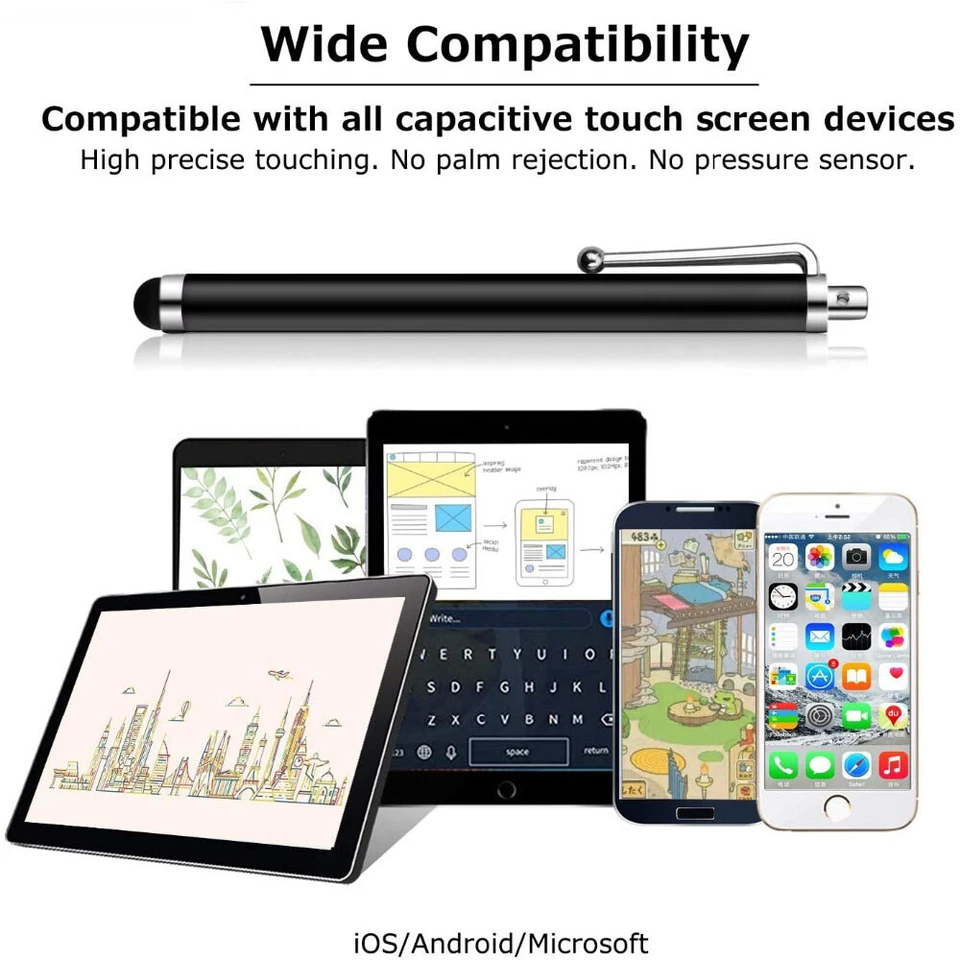 10* Capacitive Touch Screen Pen Stylus Universal F Iphone Ipad Samsung Tablet PC - Image 2 of 4