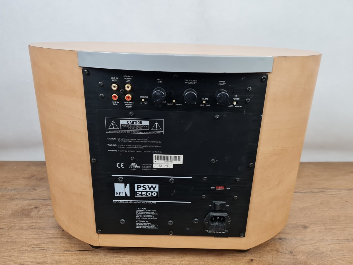 ☆KEF ケーイーエフ パワードサブウーファー ウーハー PSW2500
