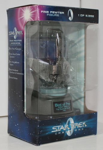 Star Trek Bird of Prey Pewter Limited Edition Champions 1998 with Certificate - Picture 2 of 9