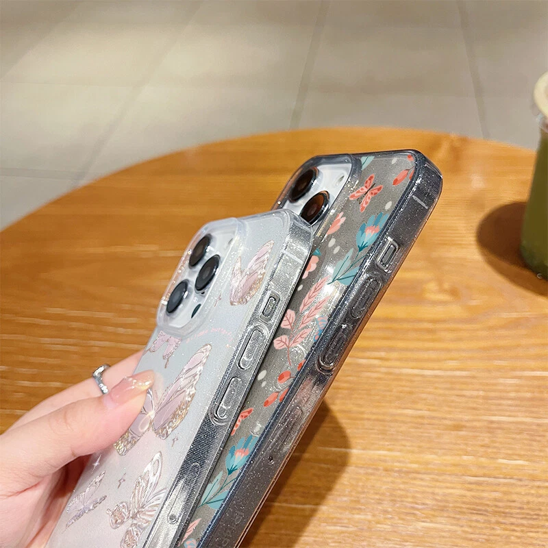 Shockproof Silicone Clear Phone Case for iPhone 15 14 13 12 Pro Max 11