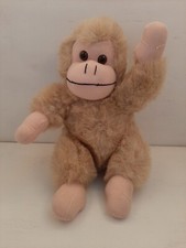 Just Play Tan Monkey Plush Stuffed Animal, 11 Inch Ape Gorilla