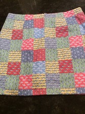 Vineyard Vines Patchwork Skort, Girls Size 14. Cotton.