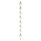 Evergreen,Rain Chain,70"H Hummingbird Circles with Bead Accents Rain Chain