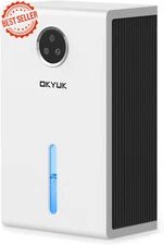 Dehumidifier, 95oz, 1000 Sq Ft, LED Light, Quiet, Auto Shut-Off, for RV, Bedroom