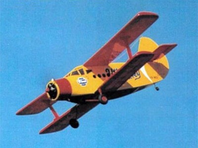 Antonov An-2 Sport Scale 50'' Wingspan RC Model Airplane Printed Plans &Templates