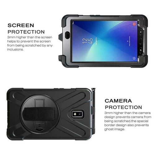 For Samsung Galaxy Tab Active 2 T395 T390 Shockproof Armor Heavy Duty Case Cover - Picture 6 of 20