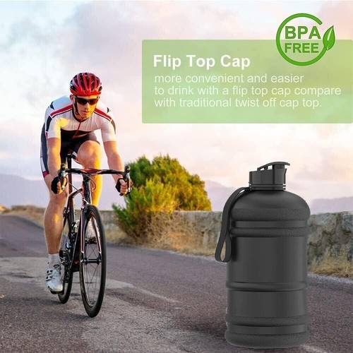 2.2L Water Bottle, Extra Strong Leakproof BPA Free 2.2 Litre Large Water Jug GYM - Picture 5 of 18