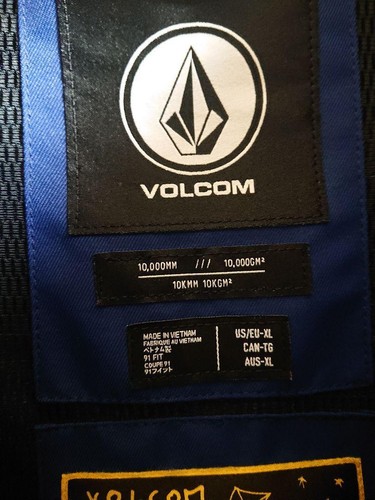 Volcom Snowboard Anorak Jacket Mens Size XL Blue 23/24 - Picture 5 of 7