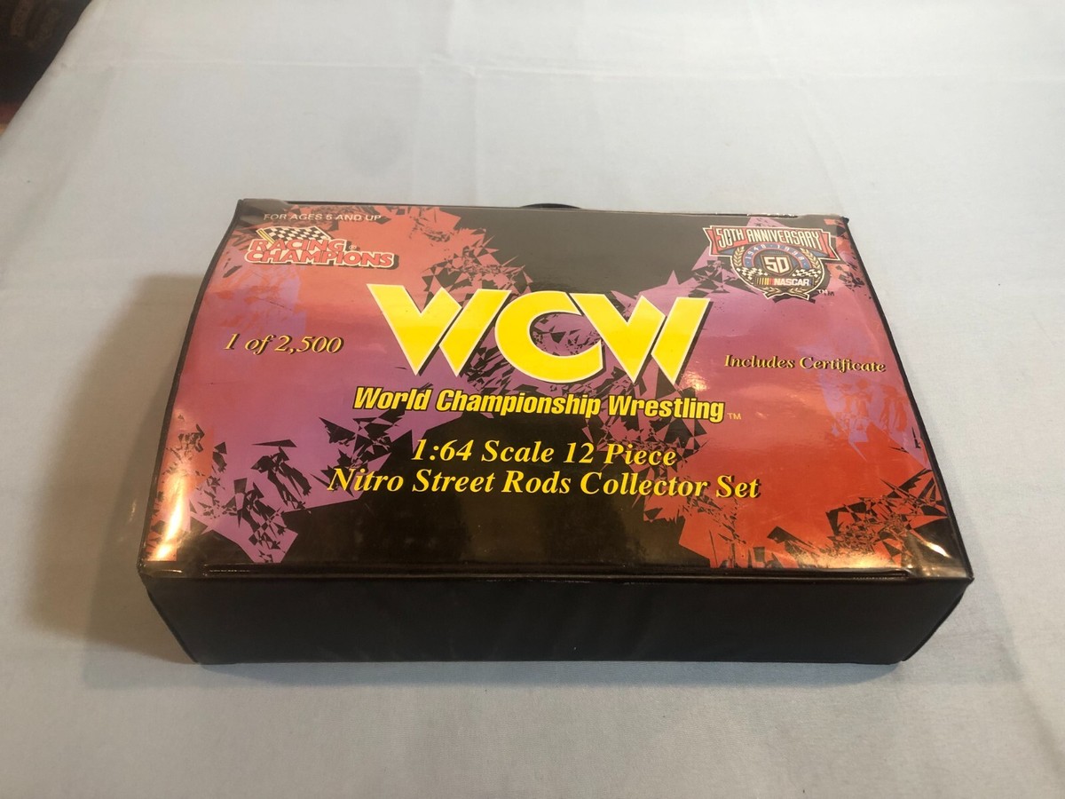 WCW ミニカー 6台セット WCW Racing Champions 1:64 Scale 12 Car Set Nitro Street Rod 50th