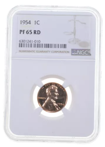PF65 1954 Lincoln Wheat Cent NGC PR Proof