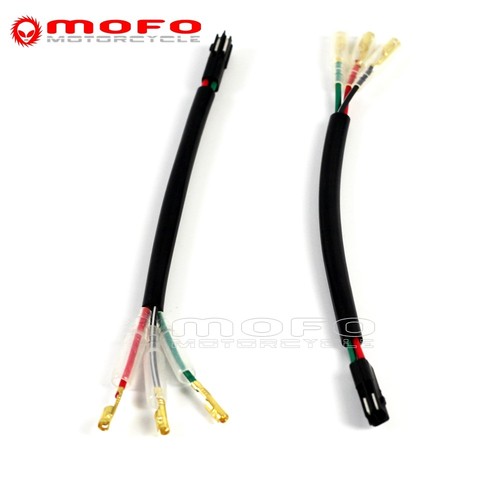 2X 3 Pin Turn Signal Wire Adapters Plugs Connector For Honda CBR 1000RR 2004-07 - Picture 6 of 10