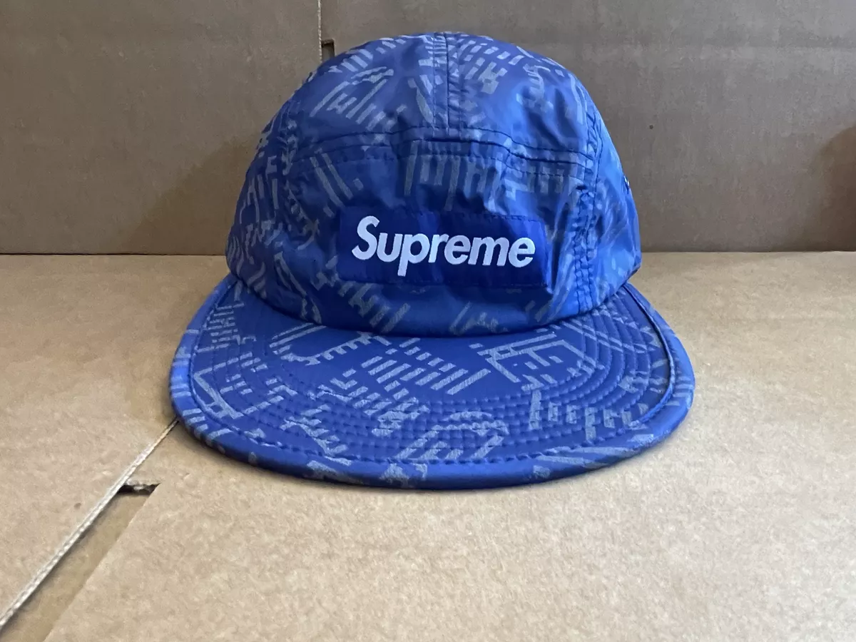 Supreme Reflective Soft Bill Camp Cap Royal Blue OS S/S 15