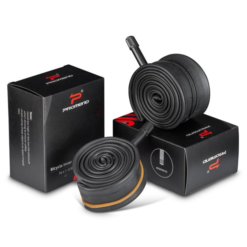 16x1 3 8 Inner Tube 34L AV Valve Bicycle Bike Butyl Rubber Foldable 