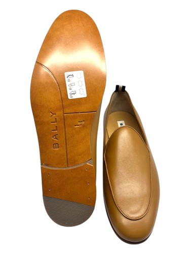 Bally Geremy 6304151 Men's Deserto Calf Plain Leather Loafers MSRP $820 (9) - Picture 6 of 6