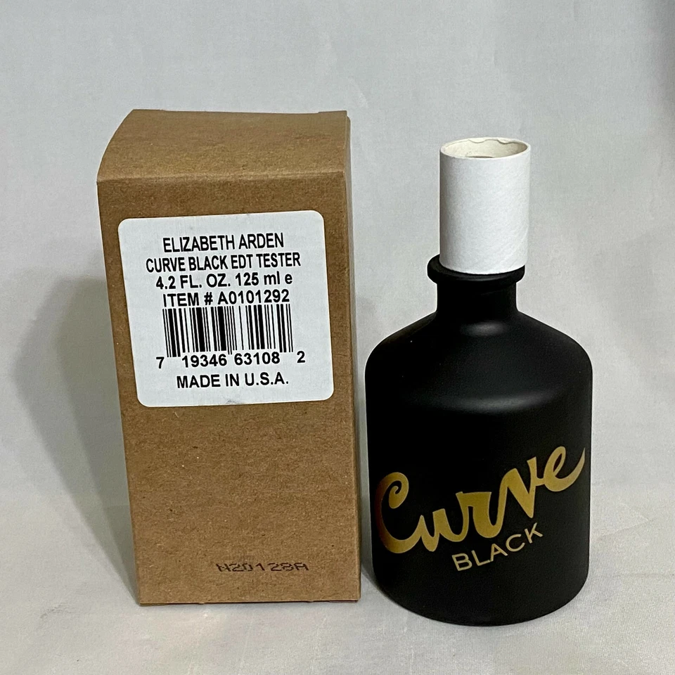Curve Black Elizabeth Arden para hombre 4,2 oz / 125 ml spray de colonia, caja de prueba Foto 2 de 3