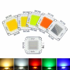 Chip LED 10W 20W 30W 50W 100W Bombilla Alta Potencia Blanco Cálido RGB Super LED HÁGALO USTED MISMO MAZORCA
