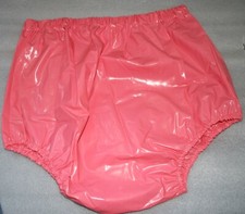 PVC Adult Baby Incontinence Diaper Pants Rubber Pants Pink