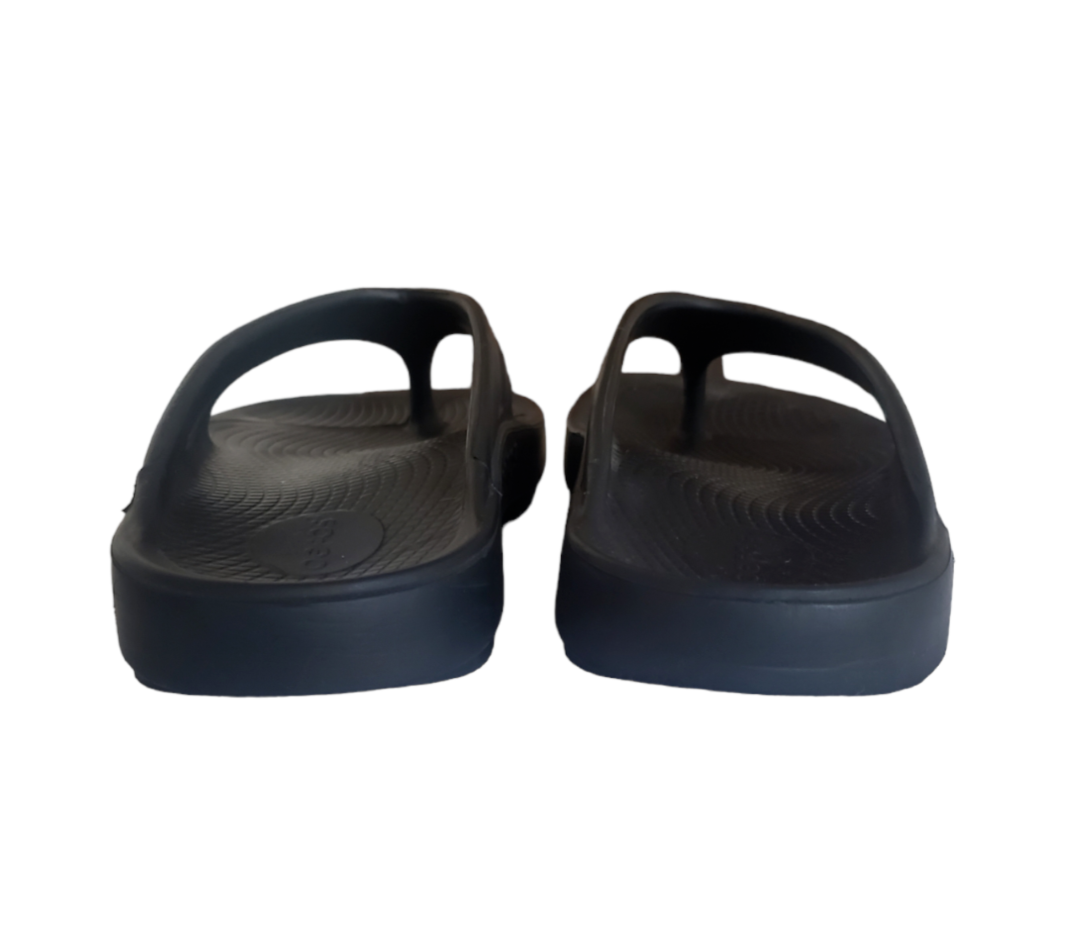OOFOS Ooriginal Black Recovery Thong Flip Flop Sandals Slide  display picture 2