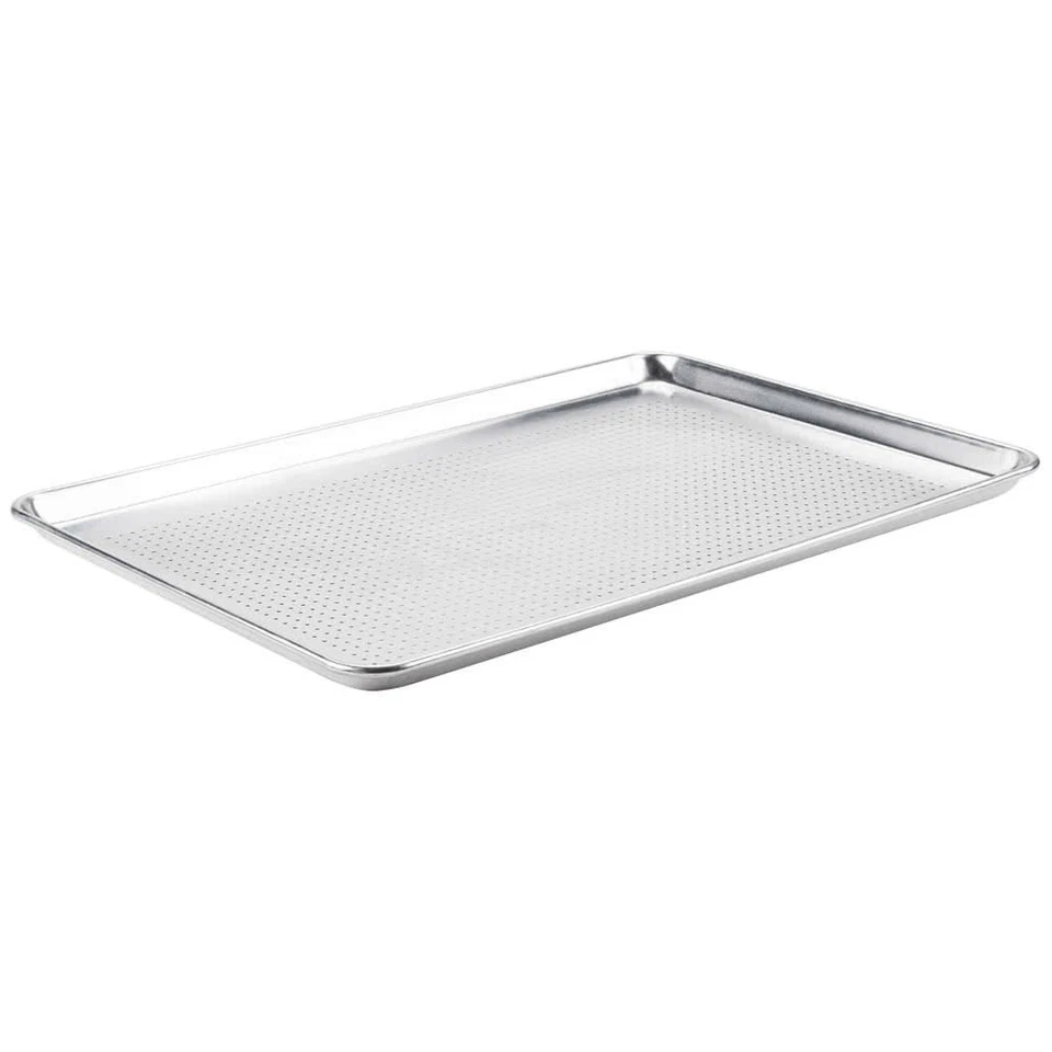 12-Pack  Perforated Full Size Aluminum Sheet Pan 18" x 26" 407FULLPERF - Image 2 of 4