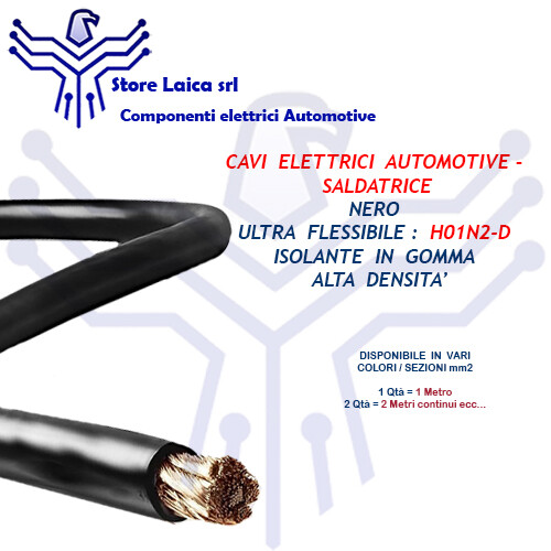 ELFLEX ULTRA FLEXIBLES SILIKONKAUTSCHUKKABEL 10 16 25 35 50 70 95mm² 1 METER - Bild 3 von 5