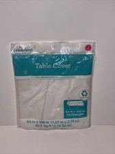 54 x 108" Disposable Plastic Rectangular Table Cover Tablecloth Birthday Party