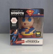Battle Damaged Superman Handmade by Robots Vinyl Figure #181 Whatnot Exclusive