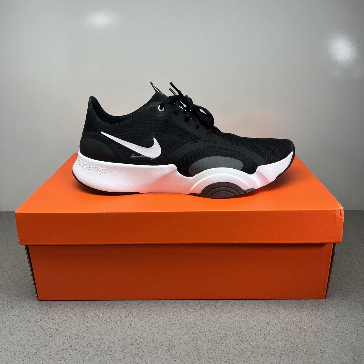 Nike SuperRep Go CJ0773 010 Men s Black White Athletic Running Shoes 10.5