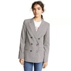 NEW~WAYF-Double Breasted-Black, Red & White Check "Finn" Blazer Large-MSRP $128 — photo 2